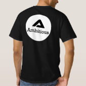 Ambitionierter Original-T - Shirt (Rückseite)