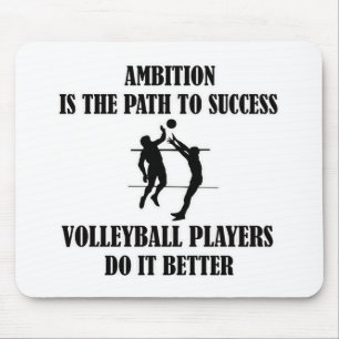 Ambitioniertes Volleyball-Design Mousepad