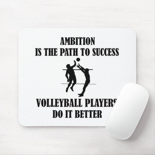 Ambitioniertes Volleyballdesign Mousepad (Mit Mouse)