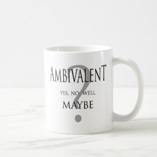 ambivalent kaffeetasse
