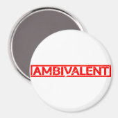 Ambivalente Briefmarke Magnet (Vorderseite/Rückseite)
