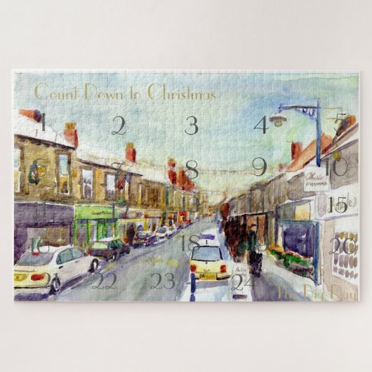 Amble by Sea Advent Calendar Jigsaw Puzzle (Horizontal)