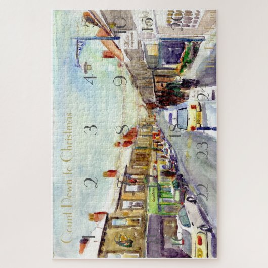 Amble by Sea Advent Calendar Jigsaw Puzzle (Vertikal)