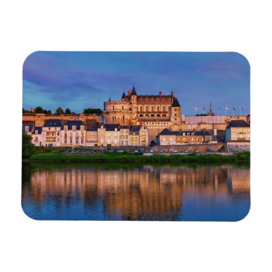 Amboise Castle, Loire Valley, Frankreich Magnet (Horizontal)