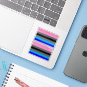 Ambonec Pride Aufkleber (Laptop mit iPhone)