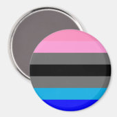 Ambonec Pride Flag Magnet (Vorderseite/Rückseite)