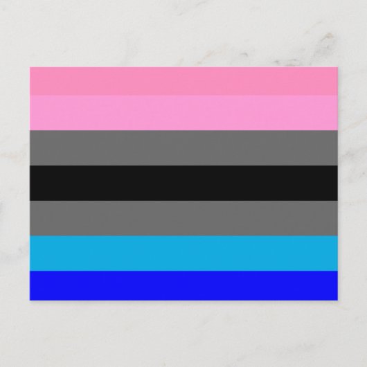 Ambonec Pride Flag Postkarte (Vorderseite)