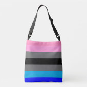 Ambonec Pride Flag Tragetaschen Mit Langen Trägern (Rückseite)