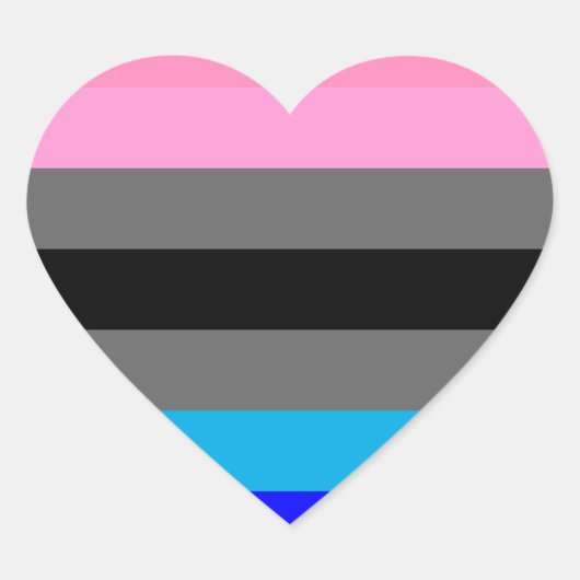 Ambonec Pride Herz-Aufkleber (Vorderseite)