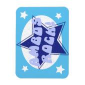 Ambos Rock Fun Blue Magnet (Vertikal)