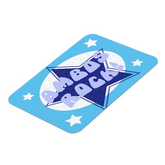 Ambos Rock Fun Blue Magnet (Linke Seite)