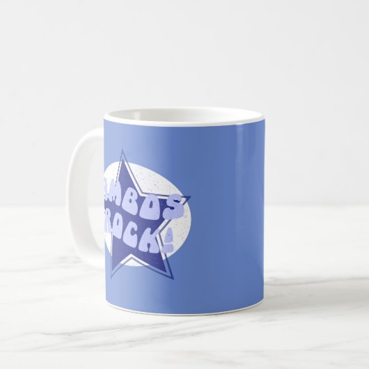Ambos Rock Funny Blue Ambulance Driver Kaffeetasse (Vorderseite Links)