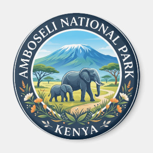 Amboseli-Nationalpark Kenia Magnet