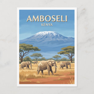 Amboseli-Nationalpark Kimana Kenia Postkarte