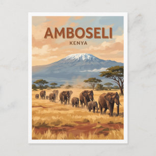 Amboseli-Nationalpark Kimana Kenia Postkarte