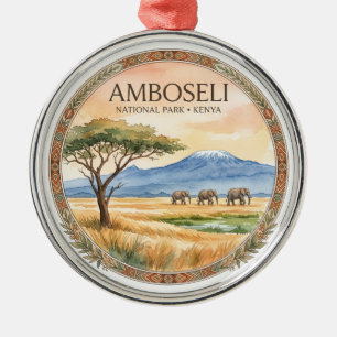 Amboseli-Nationalpark Loitokitok Kenia Ornament Aus Metall
