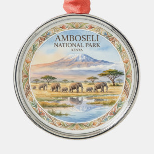 Amboseli-Nationalpark Loitokitok Kenia Ornament Aus Metall