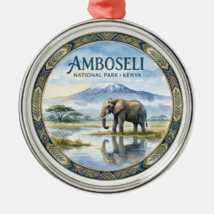 Amboseli-Nationalpark Loitokitok Kenia Ornament Aus Metall