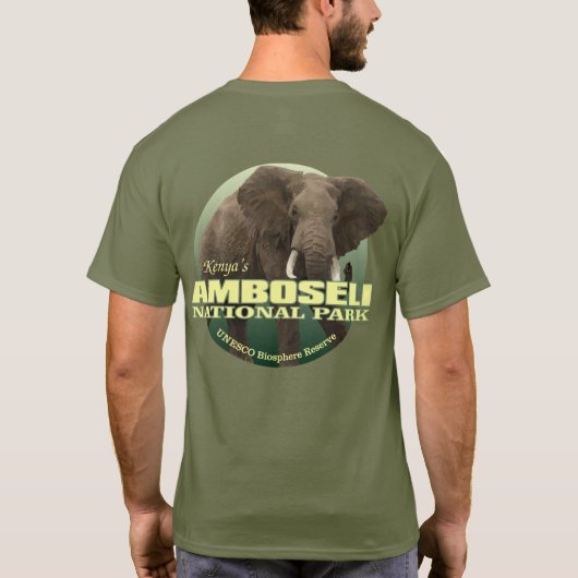 Amboseli NP (African Elephant) WT T-Shirt (Rückseite)
