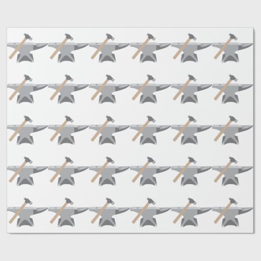 Amboss u. Hammer Geschenkpapier (Flach)