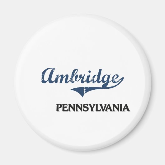Ambridge Pennsylvania City Classic Magnet (Vorne)