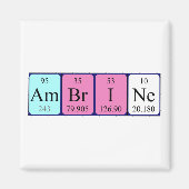 Ambrine-Periodenmagnet Magnet (Vorne)
