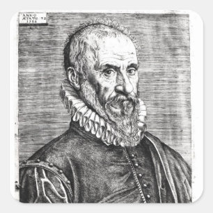 Ambroise Pare 1582 Quadratischer Aufkleber