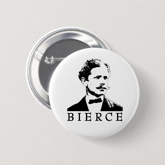 Ambrose Bierce Button (Vorne & Hinten)