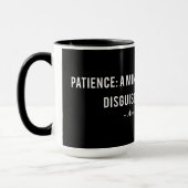 Ambrose Bierce Patient Definition Zitat Tasse (Links)