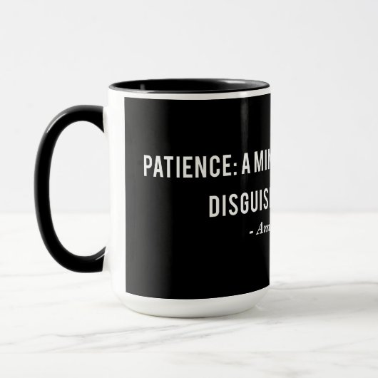 Ambrose Bierce Patient Definition Zitat Tasse (Links)