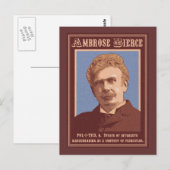 Ambrose Bierce - Politik Postkarte (Vorne/Hinten)