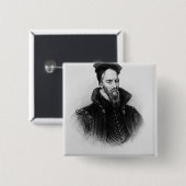 Ambrose Dudley 'von den Briten des Häuschens Button (Vorne & Hinten)