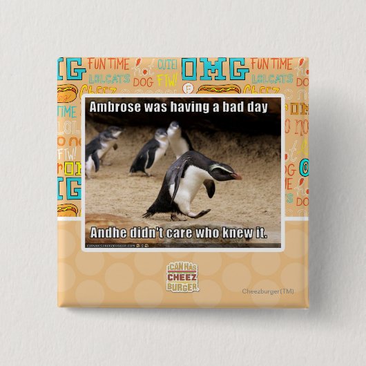 Ambrose hatte einen schlechten Tag Button (Vorderseite)