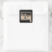 Ambrose hatte einen schlechten Tag Quadratischer Aufkleber (Tasche)