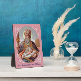 Ambrose von Mailand (BEN 001) 5"x7" Fotoplatte