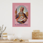 Ambrose von Mailand (BEN 001) Poster (Küche)