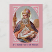 Ambrose von Mailand (BEN 001) Postkarte (Vorderseite)