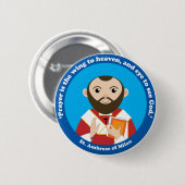 Ambrose von Mailand Button (Vorne & Hinten)