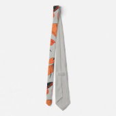 Ambrosia Käfer Retro farbenfrohe Muster Krawatte (Rückseite)