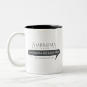 Ambrosia Macworld Ikone 2009 Zweifarbige Tasse (Links)