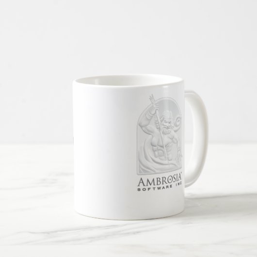 Ambrosiazeus-Logo-Tasse Kaffeetasse (VorderseiteRechts)