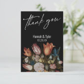 Ambrosius Bosschaert "Blume in einem Glas" Gemälde Dankeskarte (Stehend Vorderseite)