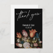 Ambrosius Bosschaert "Blume in einem Glas" Gemälde Dankeskarte (Vorne/Hinten)