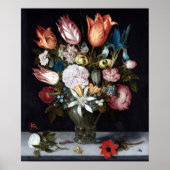 Ambrosius Bosschaert Blume in Glass Poster (Vorne)