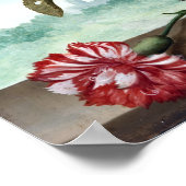 Ambrosius Bosschaert Bouquet von Blume an einer Ka Poster (Ecke)