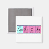 Ambrosiver Periodenmagnet Magnet (Vorderseite/Rückseite)