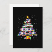 Ambulance Auto Weihnachtsbaum Xmas Lichter Funny E Einladung (Vorne/Hinten)