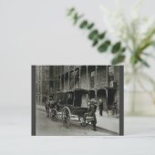 Ambulance Bellevue Hospital, New York City 1895 Postkarte (Stehend Vorderseite)