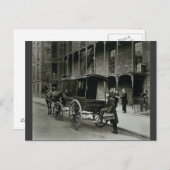 Ambulance Bellevue Hospital, New York City 1895 Postkarte (Vorne/Hinten)