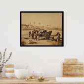 Ambulance Drill near Brandy Station, VA 1864 Poster (Küche)